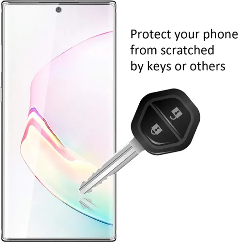 Miniatura 4 de Orzero Paquete de 3 protectores de pantalla compatibles con Samsung Galaxy Note 10 Plus, Note 10+, Note 10+ 5G (2019), protector de pantalla de TPU