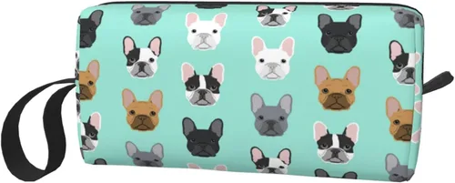 Miniatura 9 de YISHOW Divertida bolsa de maquillaje adorable bolsa de cosméticos de viaje, estuche organizador de artículos de tocador, regalo para mujeres