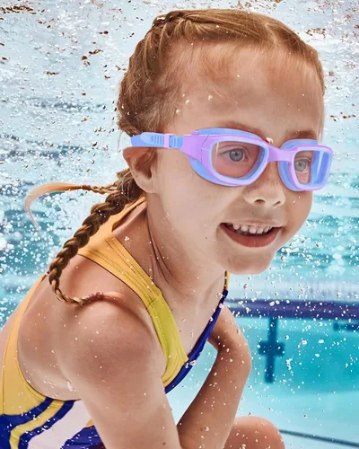 Miniatura 7 de Kids Swim Goggles, Swimming Goggles for Kids 6-14, Anti-Fog UV Protection Pool Glasses for Boys Girls Children Rosa azul+azul púrpura+azul marino