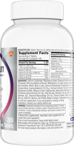 Miniatura 14 de Centrum Minis Silver Multivitamínico para mujer 50 Plus, suplemento multimineral con vitamina D3, vitaminas B, ingredientes sin OMG, apoya