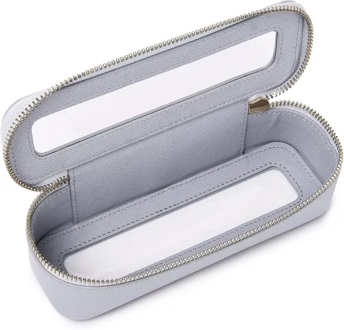 Miniatura 31 de Pinkmik Pequeña bolsa de maquillaje, mini estuche transparente para maquillaje y neceser con cremallera, organizador de bolsos para mujer