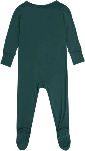 Miniatura 7 de Pijama de viscosa de bambú con pies para bebé, mameluco de manga larga de una pieza, pijama Sleep 'N Play, 0-24 meses