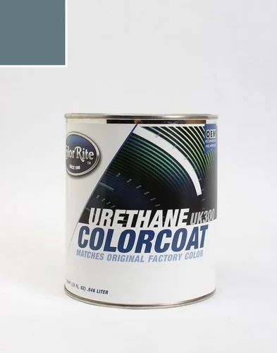 Miniatura 70 de Tarro de media onza para pintura de retoque automotriz Chrysler Pacifica – Moderno efecto azul Clearcoat PBl/EBL – Color+paquete de capa
