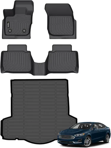 Miniatura 142 de Tapetes de piso para todo clima y forro de carga con respaldo para Chevrolet Suburban de 7 asientos 2021-2025 / GMC Yukon XL de 7 asientos