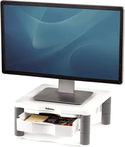 Miniatura 7 de Fellowes Premium Plus - Soporte ajustable para monitor, color negro