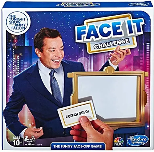 Hasbro Gaming The Tonight Show protagonizado por Jimmy Fallon Face It Challenge Juego de fiesta para adolescentes y adultos