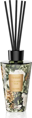 Miniatura 23 de M&SENSE Juego de difusor de varillas de cereza salvaje, 8.79 onzas líquidas, fragancia para el hogar, no tóxico, difusor de baño natural con palos