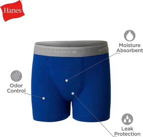 Miniatura 3 de Hanes Boys' Potty Trainer Underwear, Boxer Briefs Available, 6-Pack