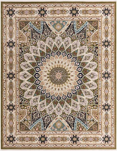 Miniatura 35 de Unique Loom Colección Narenj - Adams - Alfombra ovalada (2 pies 2 pulgadas x 3 pies 1 pulgada, color azul/borgoña)