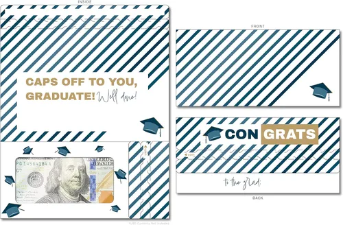 Miniatura 7 de Tarjeta de boda, con dos aperturas de tira para desgarrar, con ventana de plástico transparente que deja ver dinero, cheques o tarjetas de regalo