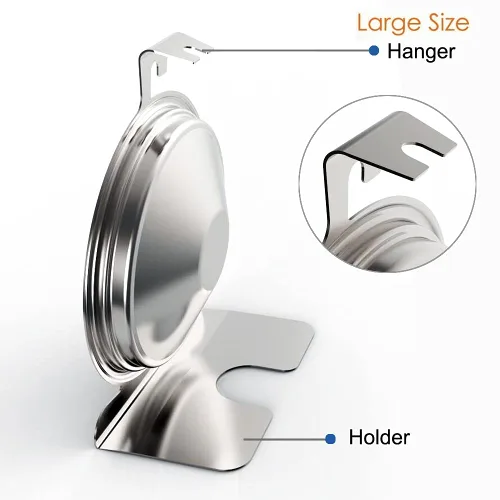 Miniatura 4 de Efeng Termómetro de horno grande de 3.5 pulgadas para horno de gas/eléctrico con gran colgador y base, horno de seguridad, número fácil de leer, sin