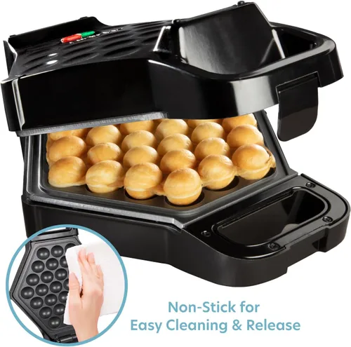 Miniatura 5 de Waflera de burbujas CucinaPro, Negro