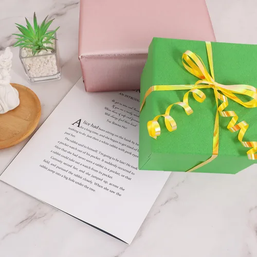 Miniatura 4 de BEISHIDA Cintas doradas de 500 yardas de 0.197 in para envolver regalos, cinta rizada fina dorada amarilla para manualidades, cuerda de globos