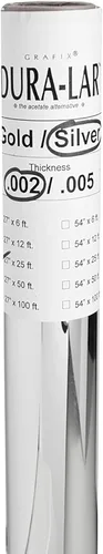 Miniatura 54 de Grafix Dura-Lar Película de 0.002", Ultra Transparente, Brillante 40" x 50', Material, Alternativa de Mylar/Acetato para, Plantillas y Plantillas