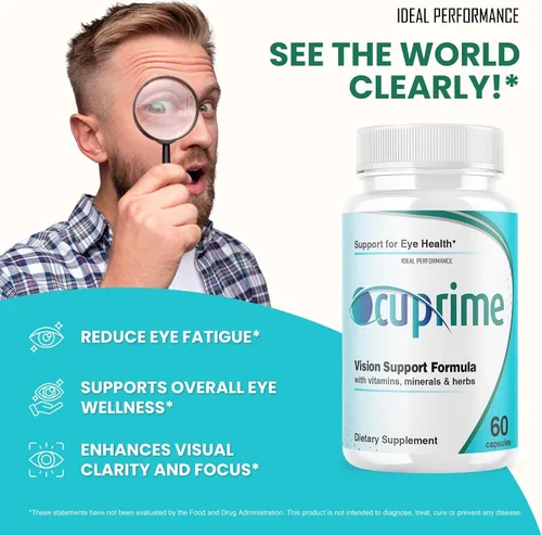 Miniatura 5 de IDEAL PERFORMANCE Ocuprime - Suplemento para ojos (3 unidades, 180 cápsulas)