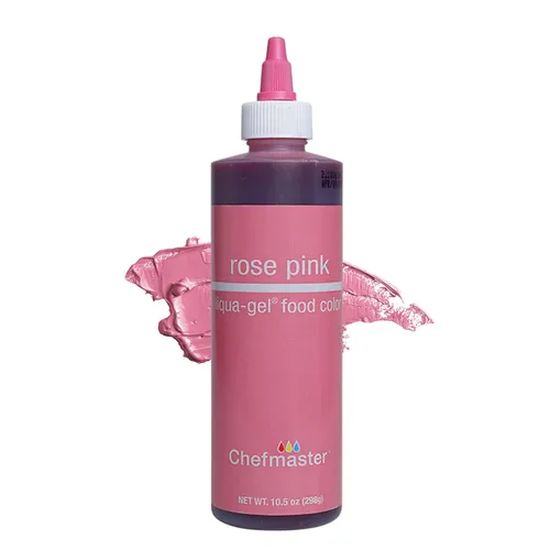 Chefmaster Colorante alimentario rosa Liqua-Gel® | Color vibrante | Tinte de grado profesional para glaseado, glaseado, fondant | hornear y decorar