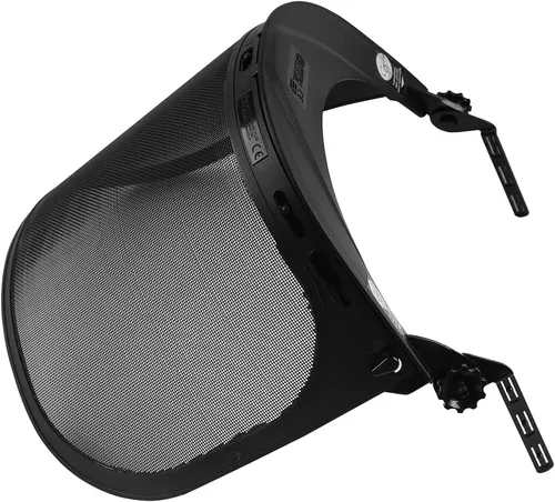 GREEN DEVIL - Visor de malla metálica de repuesto con protector facial protector con soporte de montaje para cascos/cascos forestales/motosierras