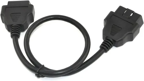 Miniatura 2 de Cable divisor OBD II OBD2 de 1.64 pies/19.7 in, cable de extensión macho OBDii de 16 pines a hembra,Adaptador de cable extensor de diagnóstico