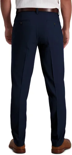 Miniatura 3 de HAGGAR Pantalón Cool 18 Pro Slim Fit Flat Front para hombre, Cabina Cobalto