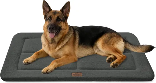 Miniatura 15 de Cama reversible para perros grandes, lavable y antideslizante, alfombra para mascotas, espuma de alta densidad y forro polar suave