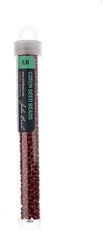 Miniatura 2 de John Bead Cuentas de cristal checo 8/0 (0.78 oz) Terra Intensive Brown para hacer joyas de bricolaje