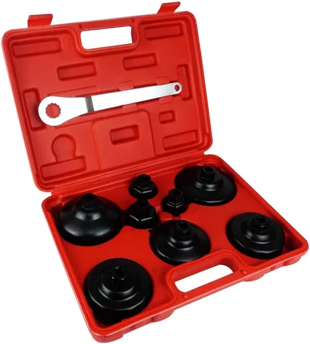 Kit de herramientas de 9 piezas de llave de filtro de aceite incluye 1.063 in, 1.260 in, 1.417 in, 2.913 in, 2.976 in, 2.992 in, 3.386 in, 3.661 in