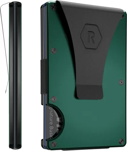Miniatura 2 de Ridge - Cartera para hombre – Cartera compacta minimalista delgada y portatarjetas, billetera con bolsillo frontal protegido RFID para hombres
