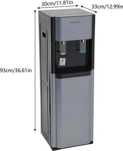 Miniatura 4 de Dispensador de agua de carga inferior, enfriador de agua de 5 galones con 3 ajustes de temperatura, dispensador de agua con funciones de calefacción