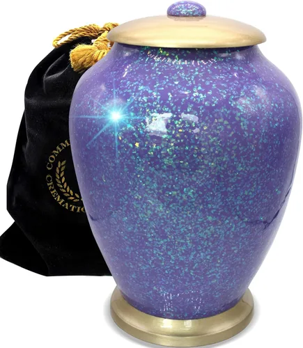 Miniatura 30 de Commemorative Cremation Urns for Human Ashes Adulto Hombre y Mujer – Urnas de cremación personalizadas decorativas bellamente hechas a mano