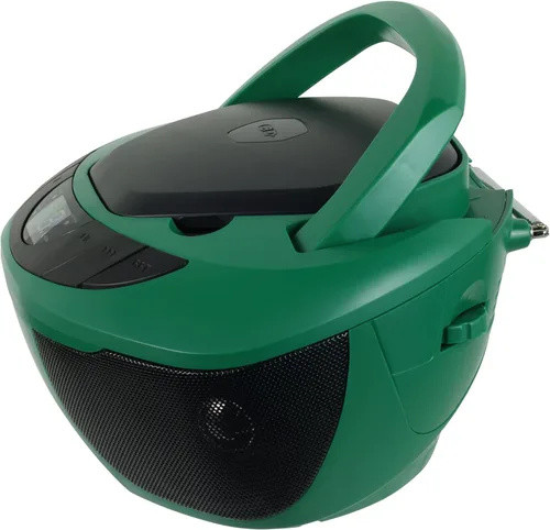 Miniatura 5 de Jensen CD-475 Boombox estéreo portátil deportivo (verde)