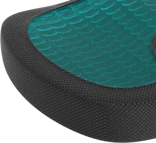 Miniatura 8 de Amazon Basics Cómodo cojín de asiento para sillas de oficina, espuma viscoelástica mejorada de gel, color negro