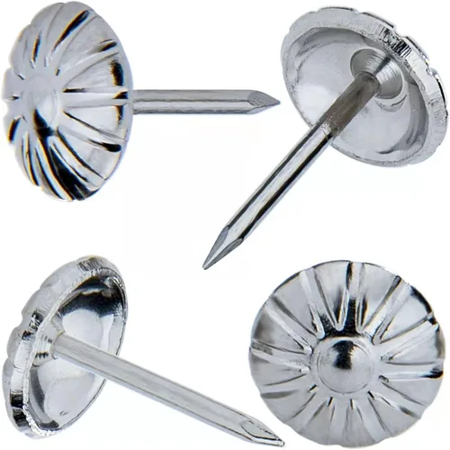 Miniatura 8 de Tachuelas de tapicería para decoración, clavos para tapicería decorativa, clavos de tapicería de 7/16 pulgadas para muebles decorativos