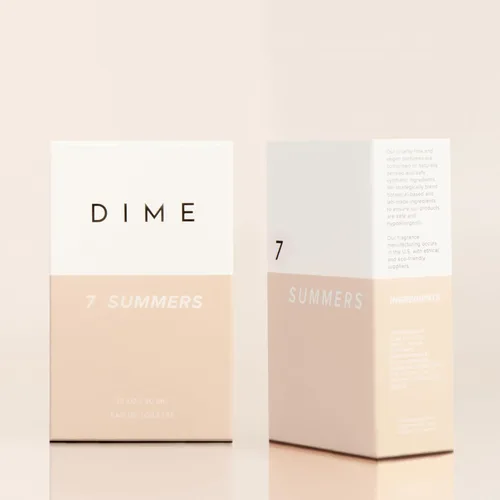 Miniatura 8 de DIME Beauty 7 Summers - Perfume para mujer – Eau de Toilette floral dulce con bergamota, orquídea vainilla y coco, fragancia limpia, vegana, libre