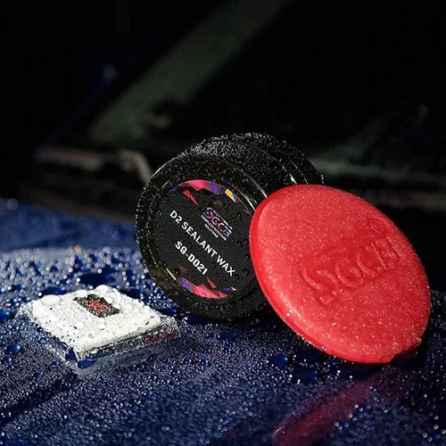 Miniatura 6 de SGCB Pro Auto Care - Kit de 4 cera selladora sintética D2, pasta de cera limpiadora de carnauba brasileña, cera dura natural enriquecida con resina