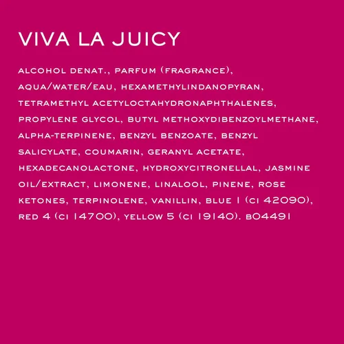 Miniatura 16 de Juicy Couture Viva La Juicy Eau De Parfum, Perfume para Mujer con Notas de Mandarina, Gardenia y Caramelo, Floral & Dulce, EDP Spray