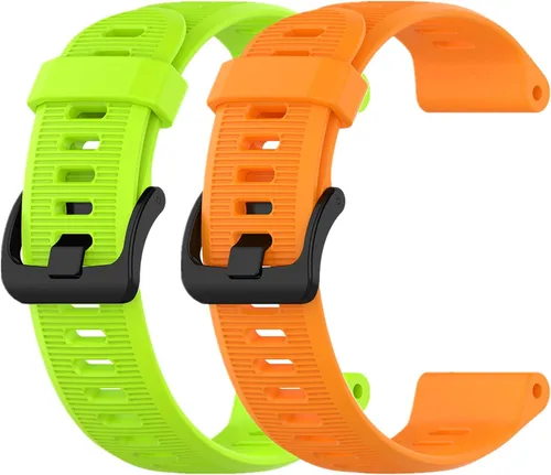 Miniatura 11 de Muovrto Correa de repuesto para Garmin Forerunner 945/935, correa de silicona para reloj Garmin Fenix 5/Approach S60/Fenix 6 Negro