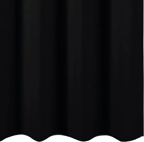 Miniatura 9 de LEMOMO Cortinas opacas negras para cocina, 42 x 45 pulgadas, juego de 2 paneles de cortinas opacas con bolsillo para cortinero para ventana pequeña