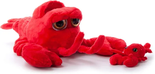 Miniatura 11 de The Petting Zoo Peluche de langosta para mamá y bebé, regalos para niños, animales del océano Pocketz, juguete de peluche de langosta de 15 pulgadas