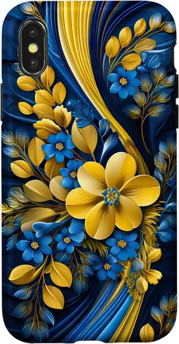 Miniatura 5 de Bandera de estilo floral de Ucrania para iPhone 11 Pro Max - Funda del orgullo ucraniano