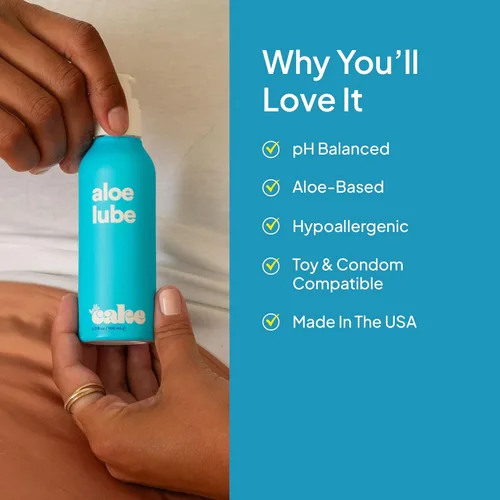 Miniatura 4 de Hello Cake Lubricante Natural - Lubricante Personal Orgánico a Base de Aloe - Hidratante, Hipoalergénico, pH Equilibrado, No Pegajoso, Compatible