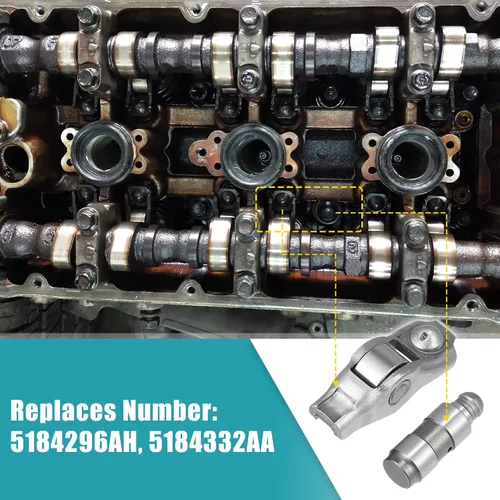 Miniatura 3 de X AUTOHAUX Kit de brazo basculante y elevador de válvula, 12 piezas de motor de 3.6 L para ChrysIer 200 300 para Dodge Challenger Charger Durango