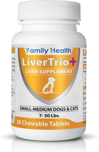 Miniatura 2 de Suplemento integral de apoyo hepático para perros más pequeños. Tabletas masticables sabrosas que combinan las mismas, SPC, silybin A+B, + glutatión