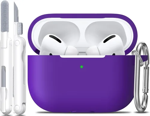 Miniatura 48 de Funda para AirPods con llavero, protección completa, de silicona, accesorios para AirPods, funda para hombres, mujeres y adolescentes, con estuche