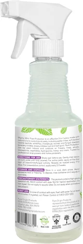 Miniatura 6 de Mighty Mint Spray de Protección de Plantas de Menta Piperita para Insectos, Mosquitos, Hongos, Ácaros y Enfermedades, 16 oz