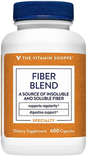 Miniatura 5 de The Vitamin Shoppe Mezcla de fibra, fuente natural insoluble y (100 cápsulas)