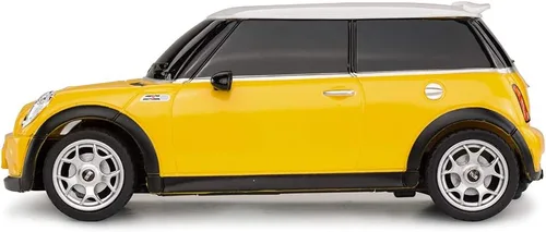 Miniatura 5 de RASTAR Modelo Mini Cooper, 1:24 RC Cars Toy Mini Cooper Control Remoto Auto RC Mini Cooper Car Toy para niños, amarillo
