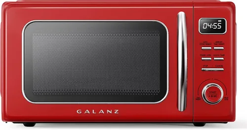 Miniatura 17 de Galanz - Horno microondas retro GLCMKZ09GNR09, funciones de cocción y recalentamiento automáticos, descongelación e inicio rápido, fácil limpieza