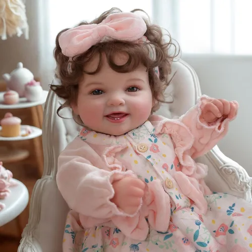 Miniatura 10 de BABESIDE Muñecas realistas de bebé recién nacidas, 17 pulgadas, hermosas muñecas de bebé recién nacidas, cuerpo suave, con caja de regalo para niños