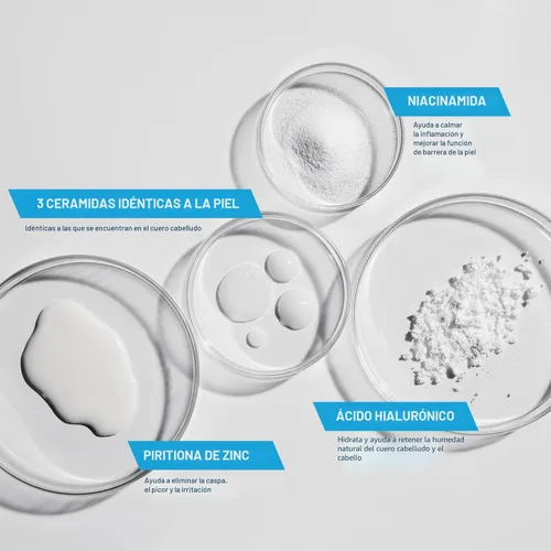 Miniatura 5 de CeraVe Juego de Champú y Acondicionador Hidratante Anticaspa, Tratamiento de Caspa con Pirithiona de Zinc con Ceramidas, Ácido Hialurónico