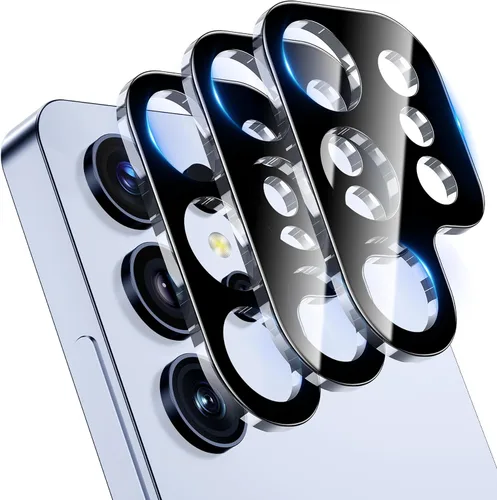 Miniatura 9 de YWXTW Paquete de 3 protectores de lente de cámara para Samsung Galaxy S22 / S22 Plus, vidrio templado 9H, antiarañazos, ultra fino Transparente
